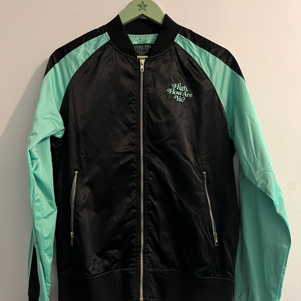 Jeffree Star Leaf Bomber Jacket